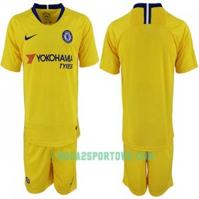 Koszulka Chelsea Dziecięcy Wyjazdowe Stroje Piłkarskie 2018-2019 Krótki Rękaw